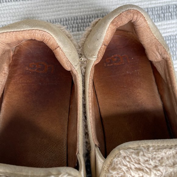 UGG ricci faux sheepskin slip-on sneakers 8 - Picture 8 of 8